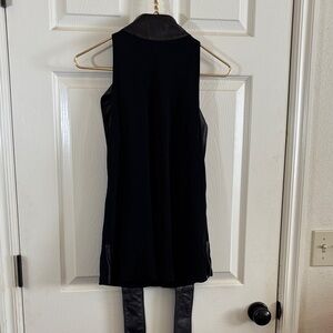 Tom Ford Black Leather Detail Top